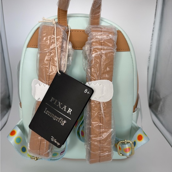 Loungefly Mint Kids Heart Balloon Mini Backpack - Picture 2 of 2